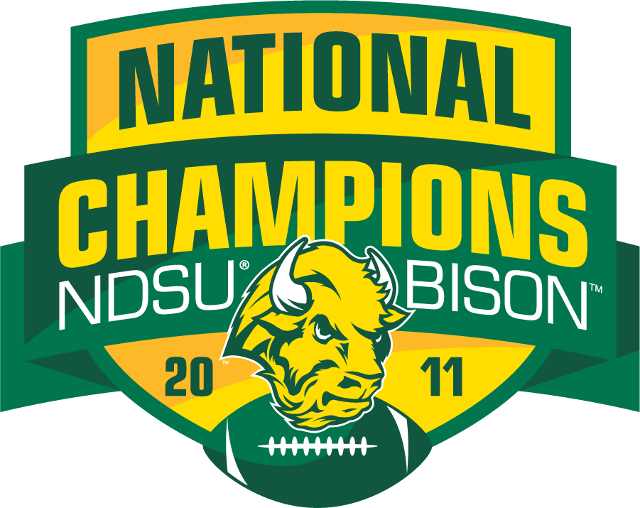 North Dakota State Bison 2011 Champion Logo iron on transfers for T-shirts